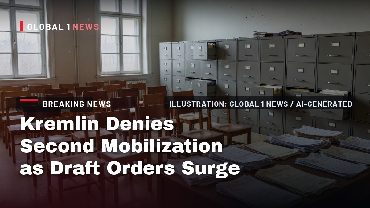 Kremlin Denies Second Mobilization as Draft Orders Surge