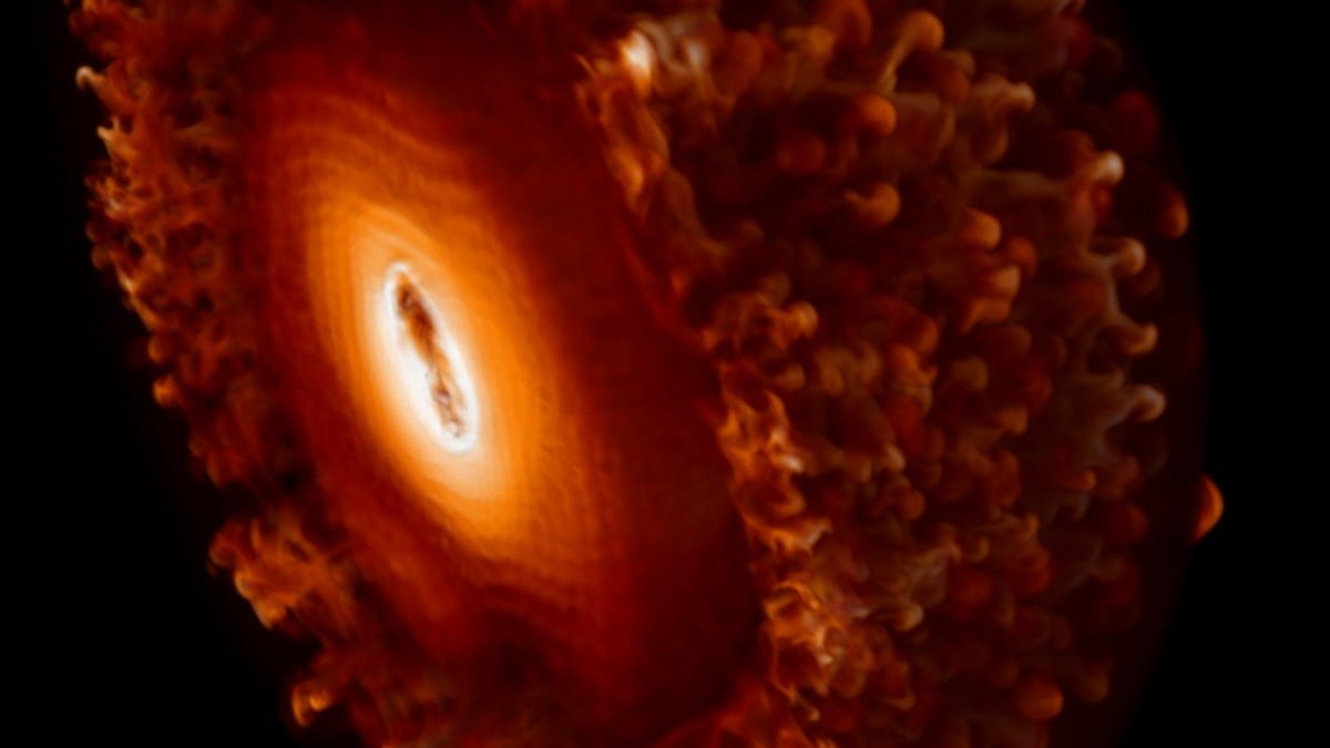 What happens when neutrinos swap identities inside a supernova?