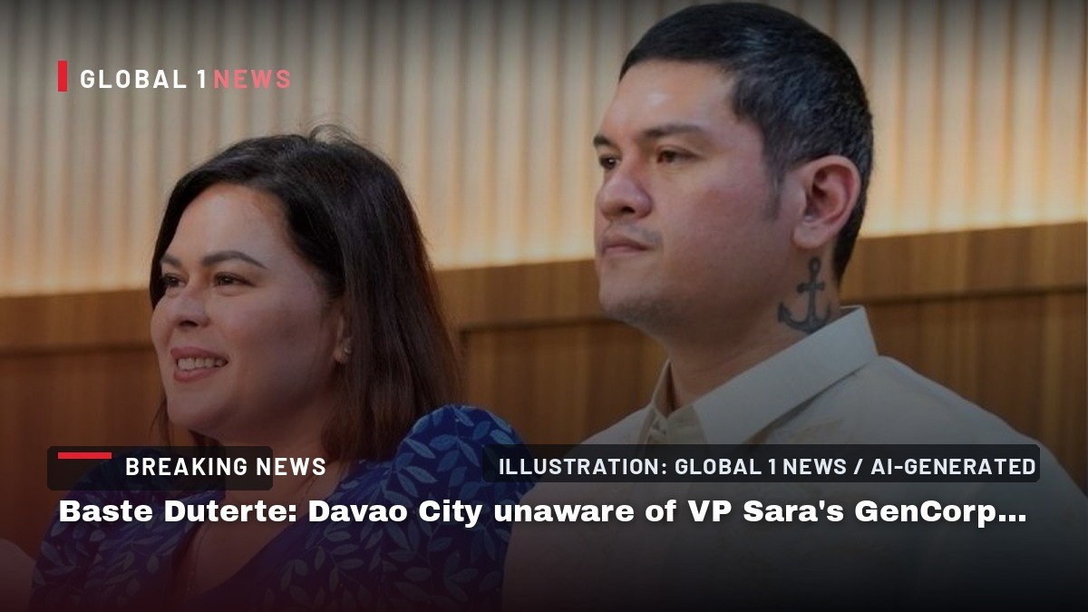 Baste Duterte: Davao City unaware of VP Sara's GenCorp interests