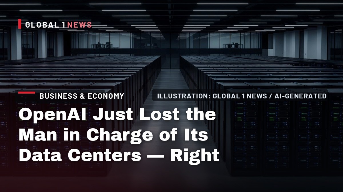 OpenAI Just Lost the Man in Charge of Its Data Centers — Right Before the Biggest Test of the AI Trade