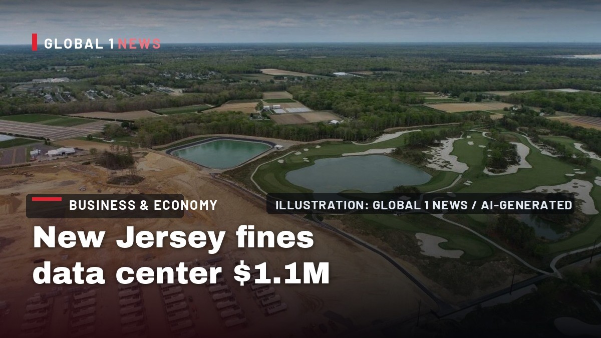New Jersey fines data center $1.1M after drone pics expose 62 gas generators