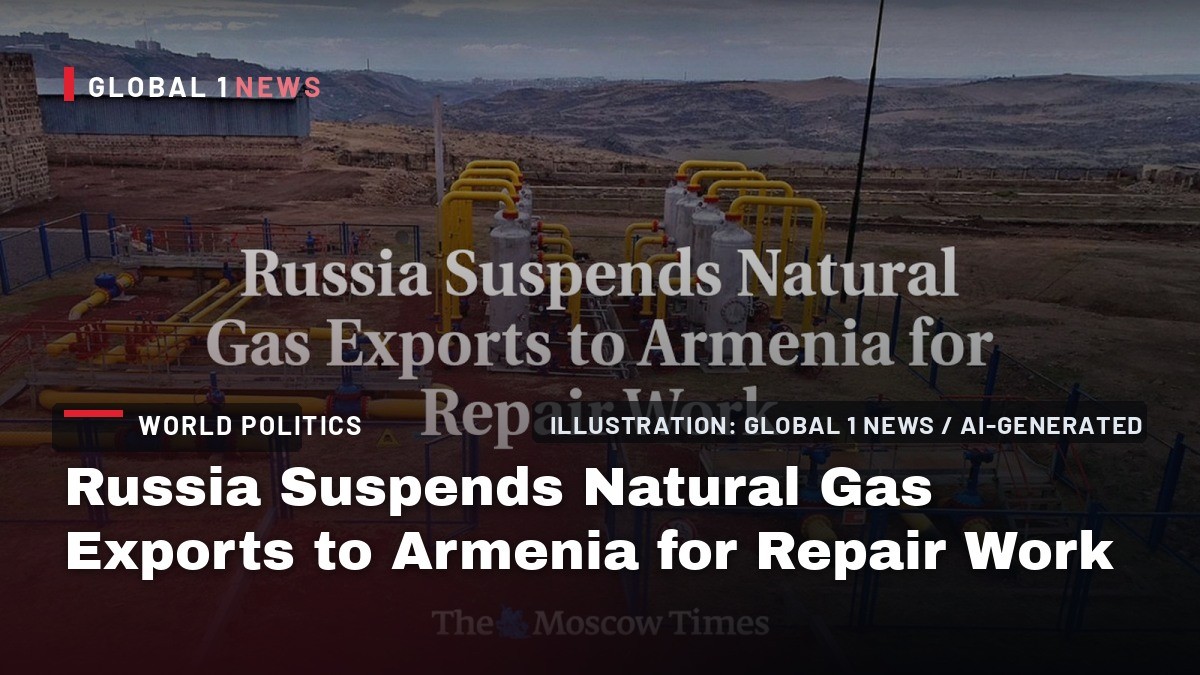 Russia Suspends Natural Gas Exports to Armenia for Repair Work