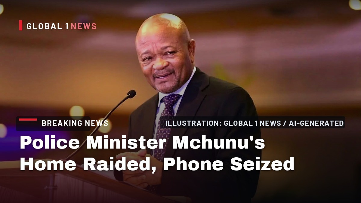 Police Minister Mchunu's Home Raided, Phone Seized