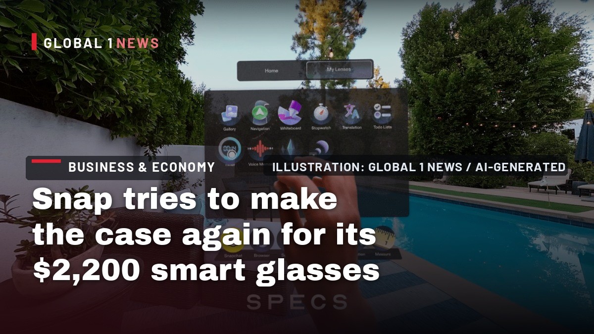 Snap tries to make the case again for its $2,200 smart glasses