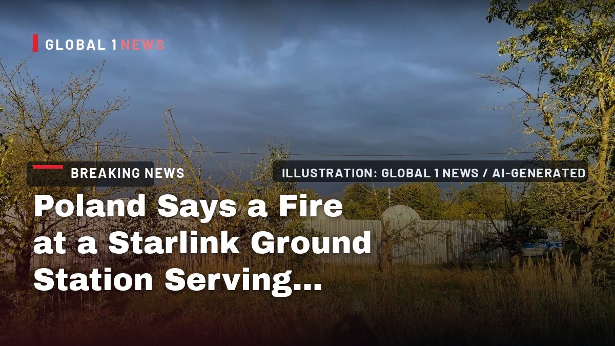 Poland Says a Fire at a Starlink Ground Station Serving Ukraine Was Sabotage