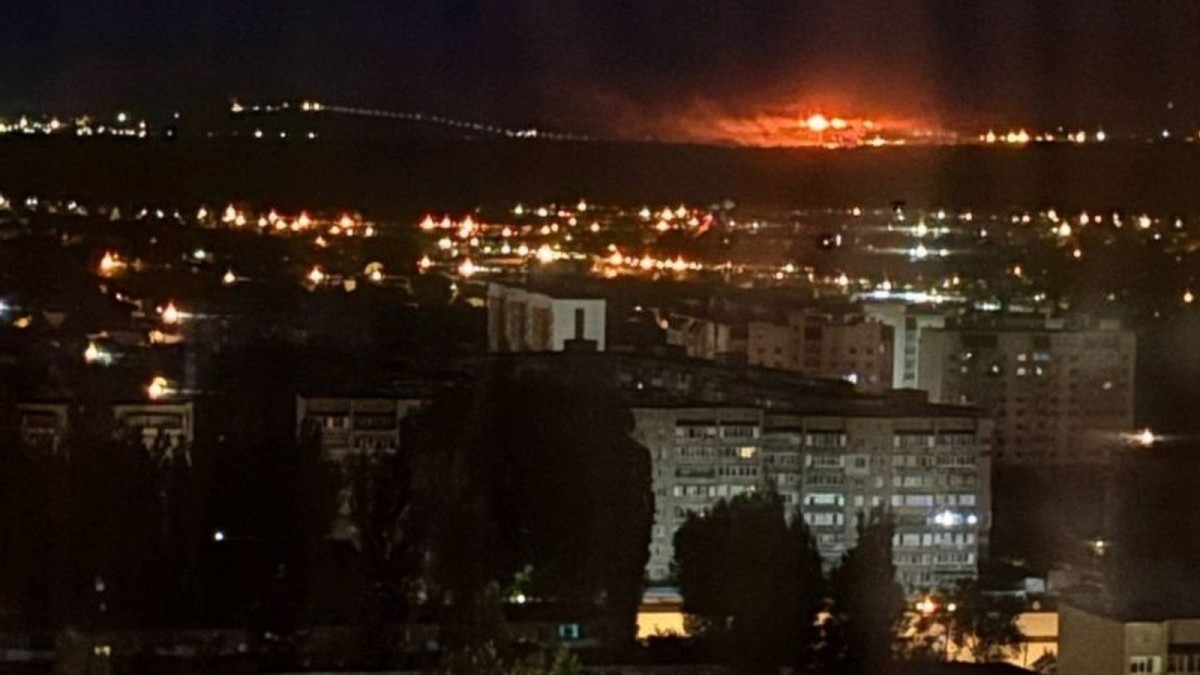 Ukrainian Drones Strike Russia's Saratov Oil Refinery, Igniting Major Blaze