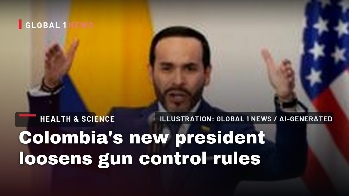 Colombia's new president loosens gun control rules