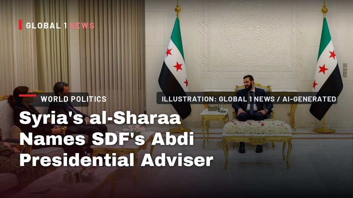 Syria's al-Sharaa Names SDF's Abdi Presidential Adviser After Dissolution