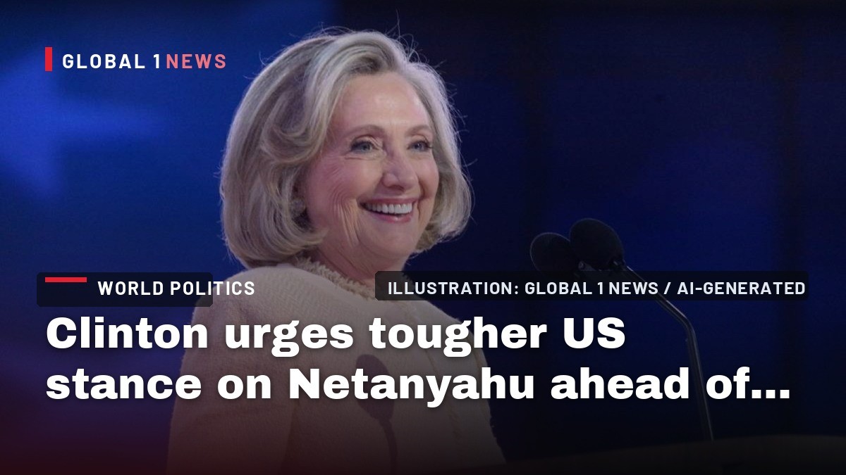 Clinton urges tougher US stance on Netanyahu ahead of elections