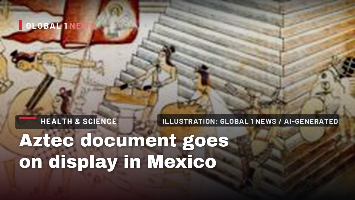 Aztec document goes on display in Mexico after 186 years abroad