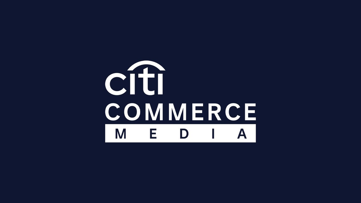 The Citi Commerce Media logo lockup from Citi's launch announcement. Image: Citi