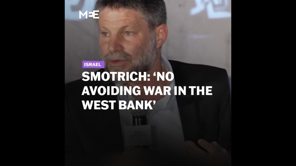 Smotrich Declares Oslo Accords 'Null and Void' and Predicts War in West Bank