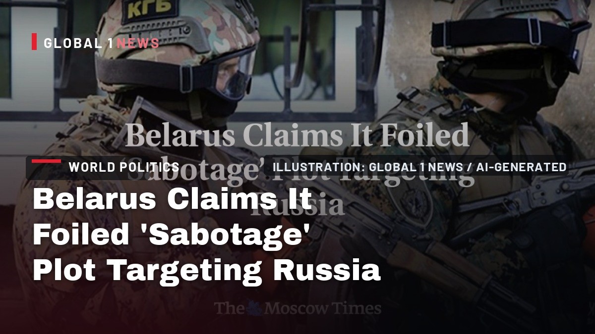 Belarus Claims It Foiled ‘Sabotage’ Plot Targeting Russia