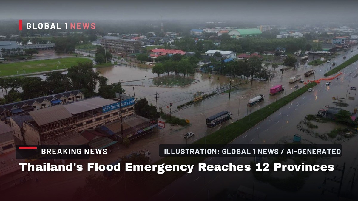 Thailand's Flood Emergency Reaches 12 Provinces as the Chao Phraya Keeps Rising