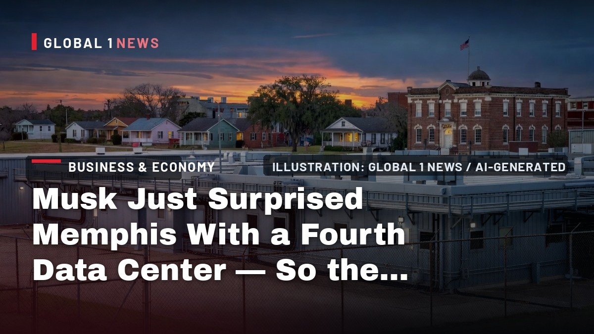 Musk Just Surprised Memphis With a Fourth Data Center — So the City Hit Pause, and the Rest of America Is Loading the Same Gun