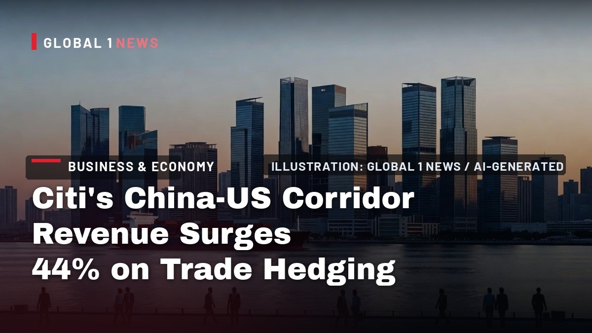 Citi's China-US Corridor Revenue Surges 44% on Trade Hedging