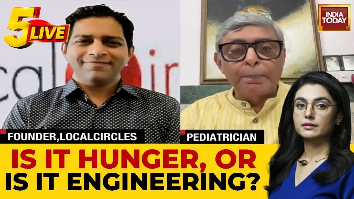 India Today panel discusses FSSAI front-of-pack labelling and junk food cravings