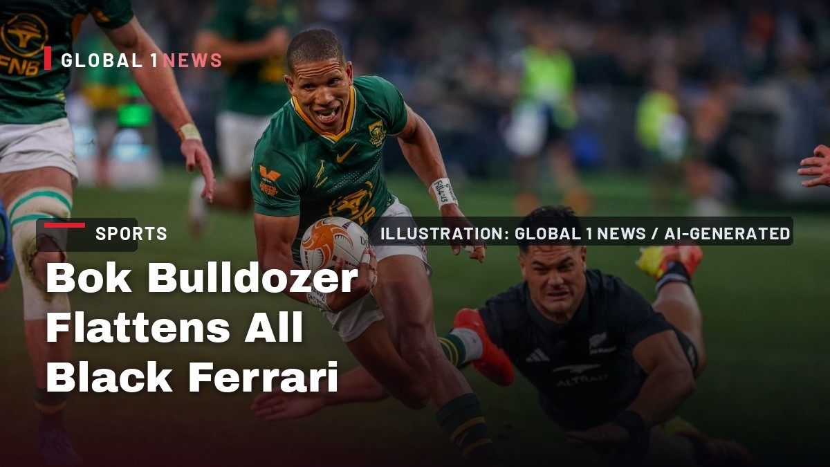Bok Bulldozer Flattens All Black Ferrari: Boks Clinch Series in Joburg Classic