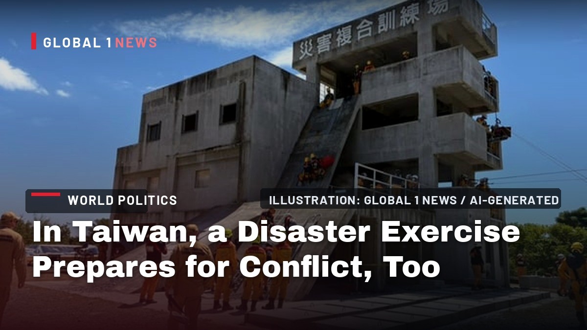 In Taiwan, a Disaster Exercise Prepares for Conflict, Too