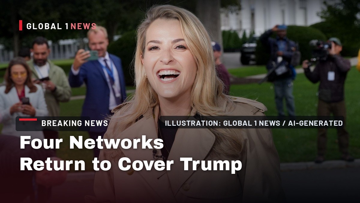 Four Networks Return to Cover Trump as CNN Stays Locked Out of the Pool