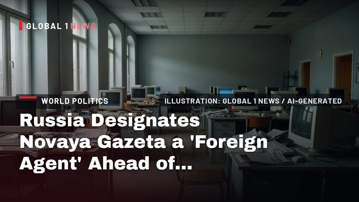 Russia Designates Novaya Gazeta a 'Foreign Agent' Ahead of Duma Elections