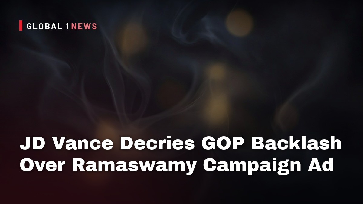 JD Vance Decries GOP Backlash Over Ramaswamy Campaign Ad