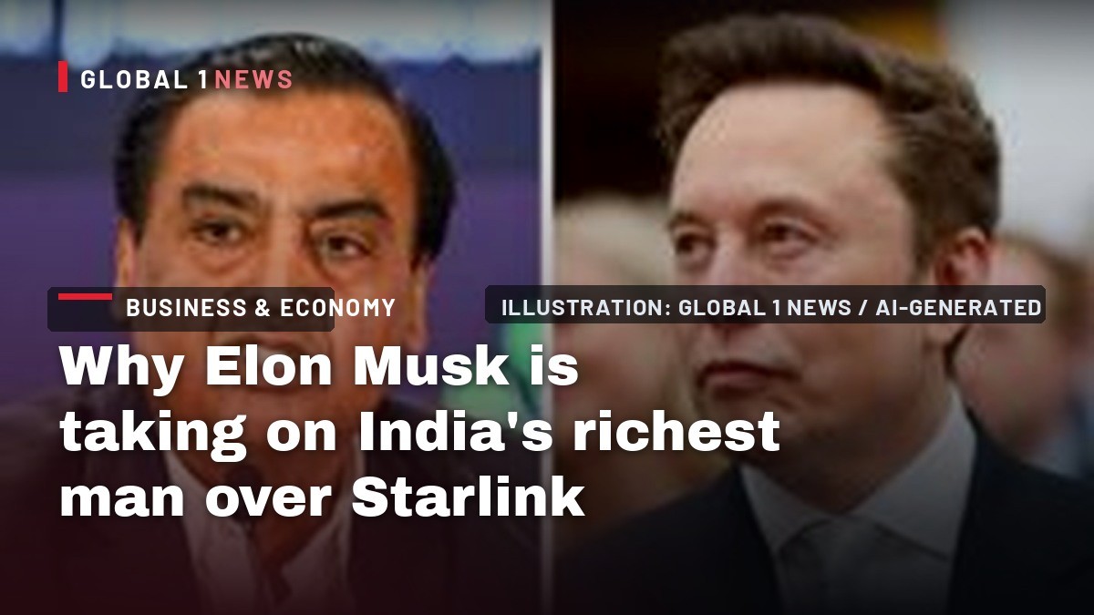 Why Elon Musk is taking on India's richest man over Starlink