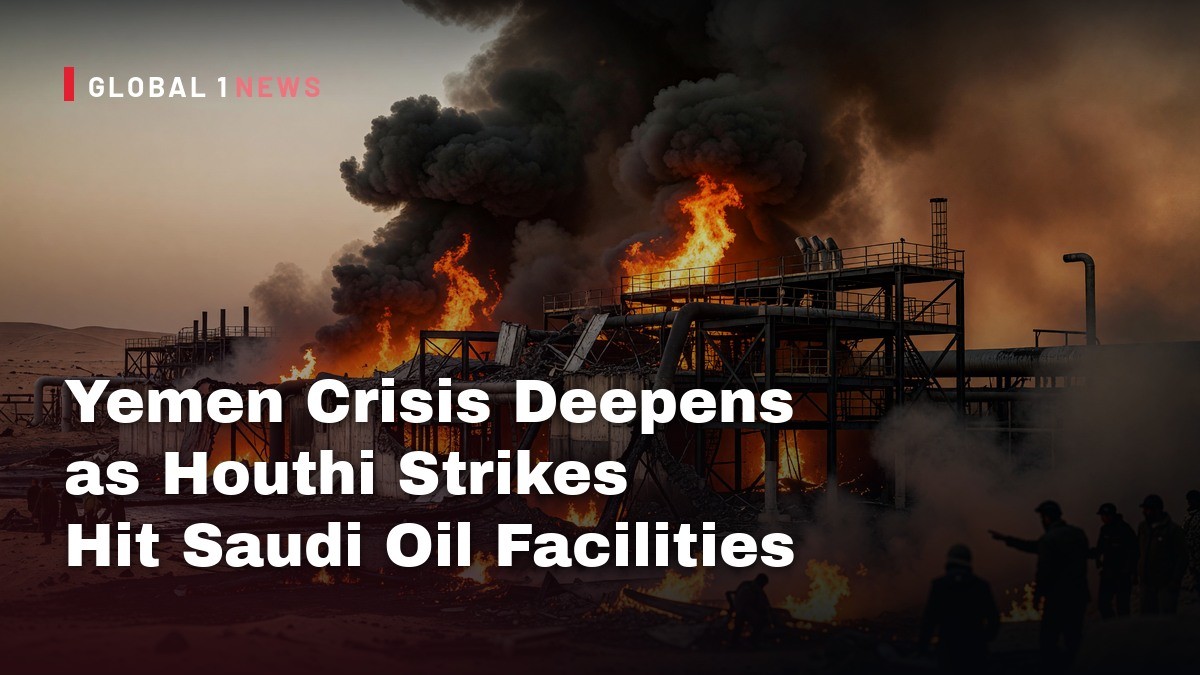 Yemen Crisis Deepens as Houthi Strikes Hit Saudi Oil Facilities