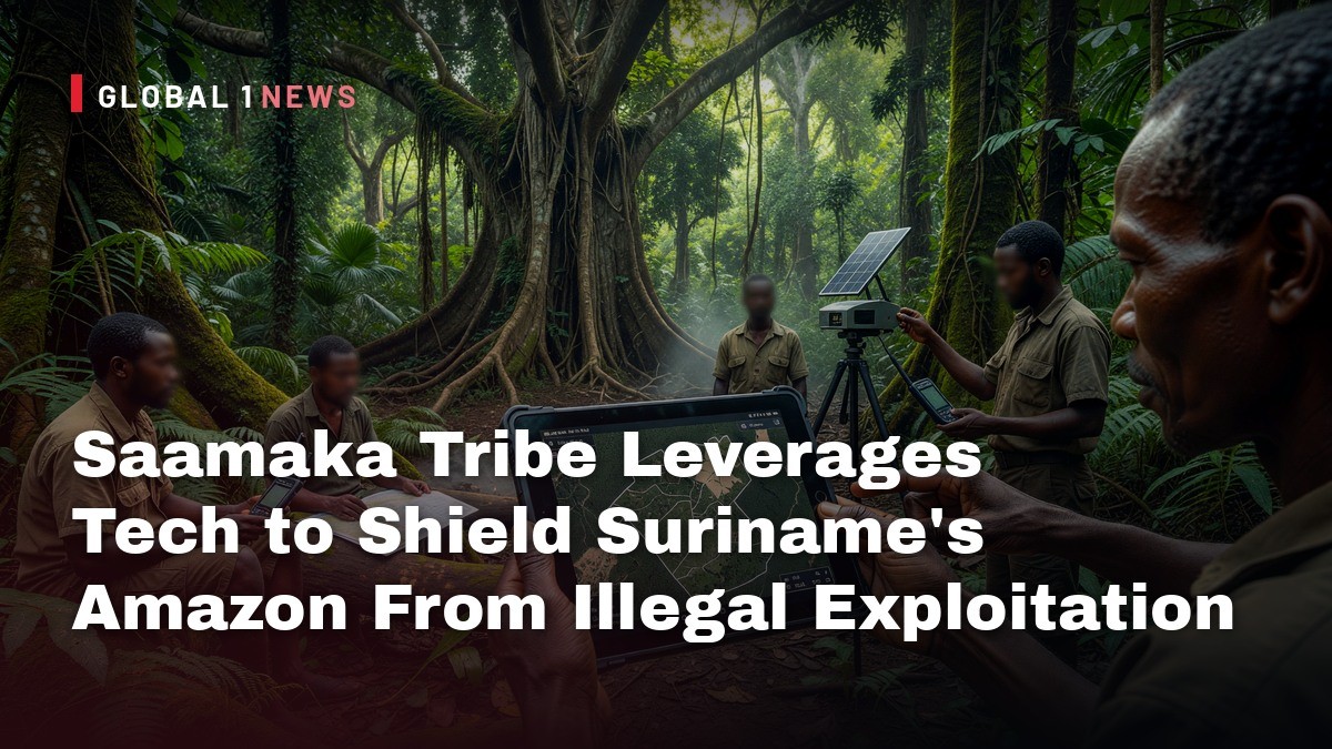 Saamaka Tribe Leverages Tech to Shield Suriname’s Amazon From Illegal Exploitation