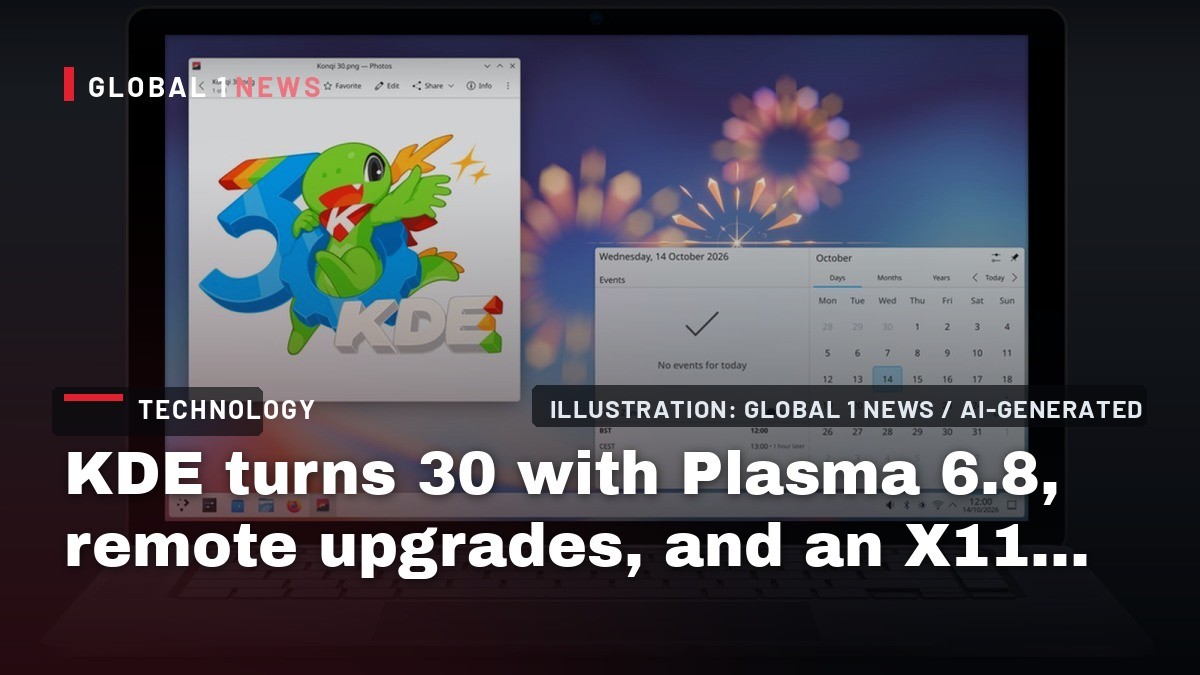 KDE turns 30 with Plasma 6.8, remote upgrades, and an X11 farewell