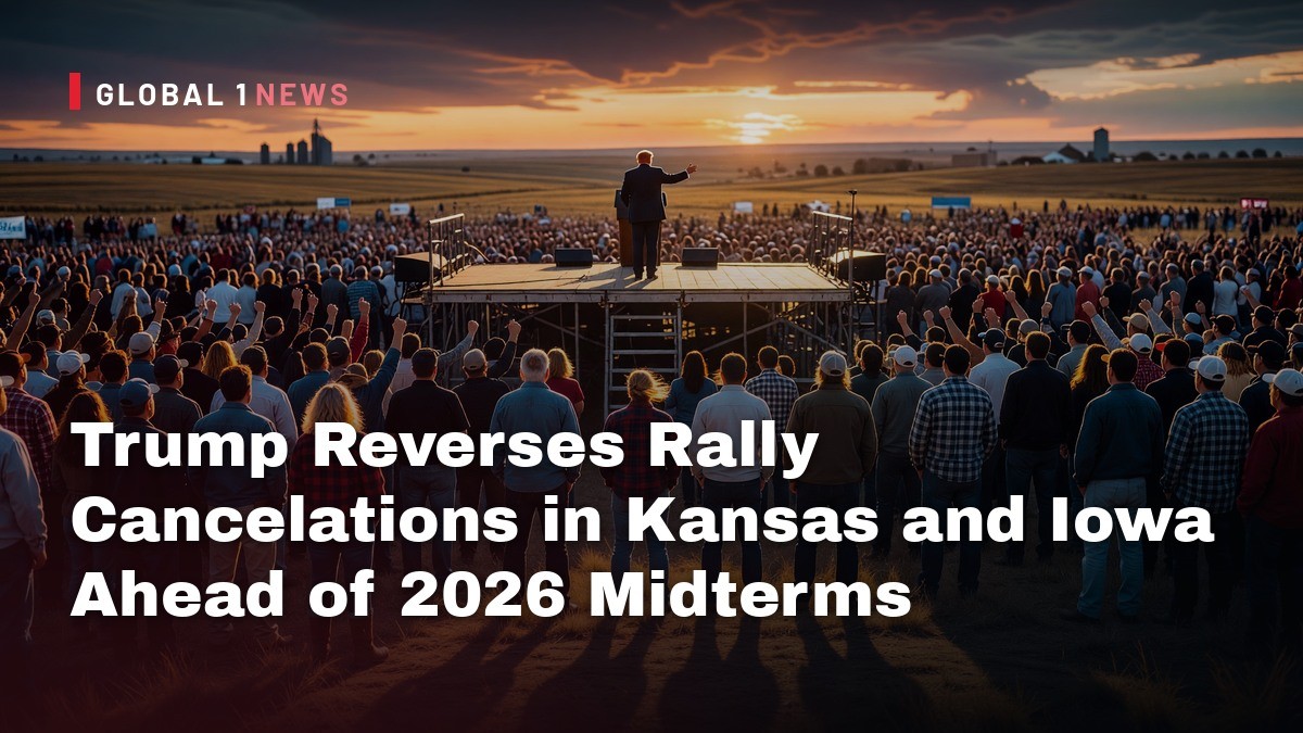 Trump Reverses Rally Cancelations in Kansas and Iowa Ahead of 2026 Midterms