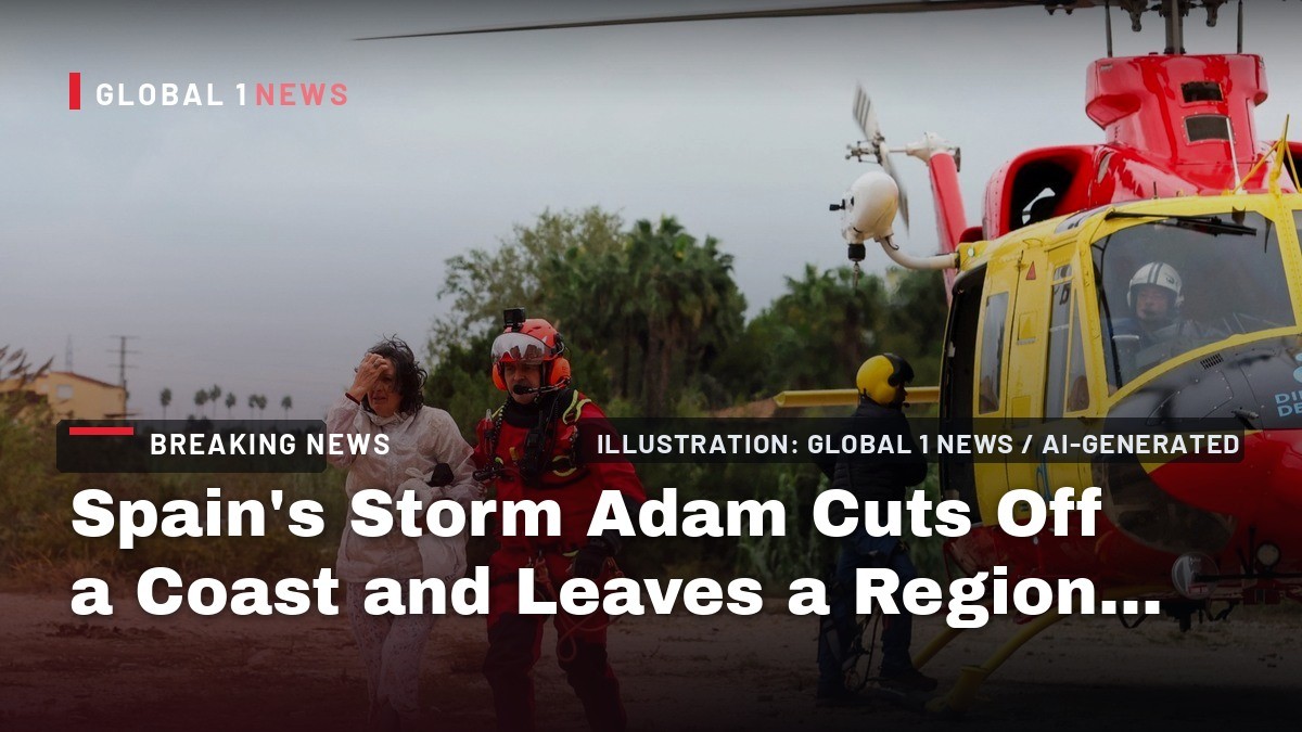 Spain's Storm Adam Cuts Off a Coast and Leaves a Region Counting Its Dead