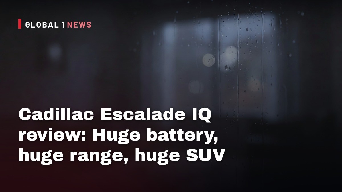 Cadillac Escalade IQ review: Huge battery, huge range, huge SUV