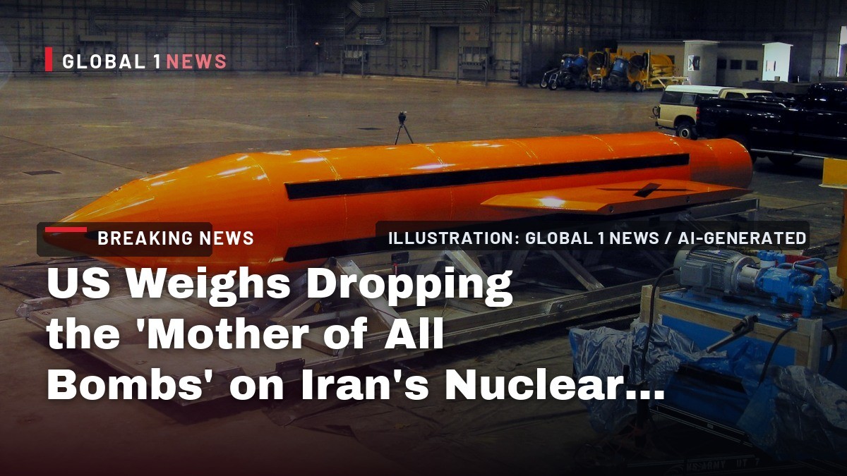 US Weighs Dropping the 'Mother of All Bombs' on Iran's Nuclear Sites
