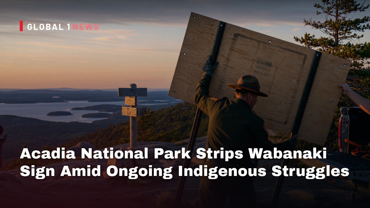 Acadia National Park Strips Wabanaki Sign Amid Ongoing Indigenous Struggles