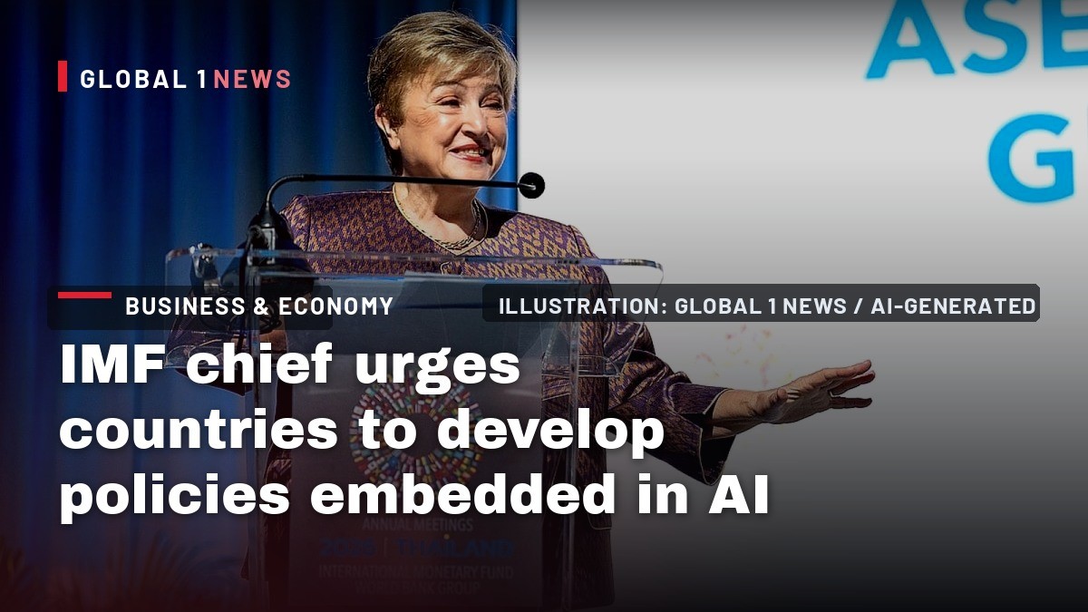 IMF chief urges countries to develop policies embedded in AI