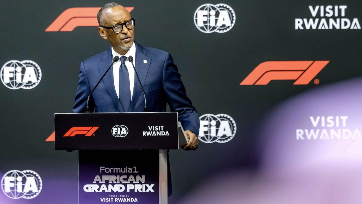 Rwanda goes full throttle on F1 as Kagame courts global spotlight