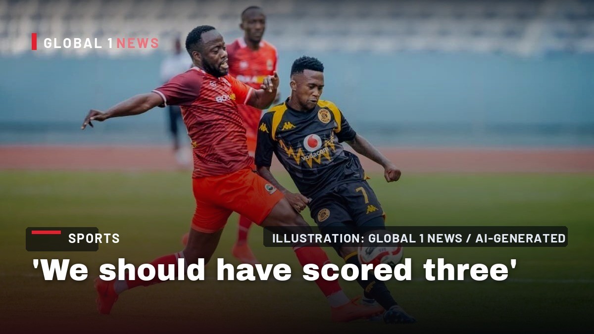 ‘We should have scored three’: Red Arrows coach sends strong message to Kaizer Chiefs