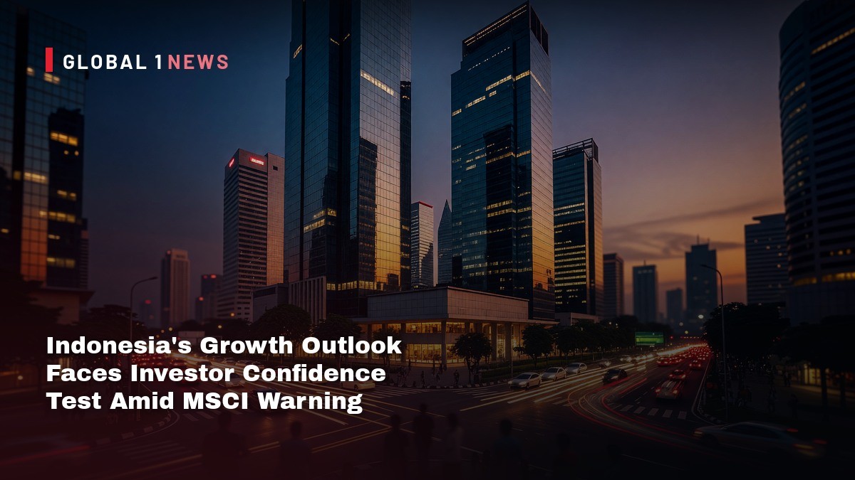 Indonesia’s Growth Outlook Faces Investor Confidence Test Amid MSCI Warning