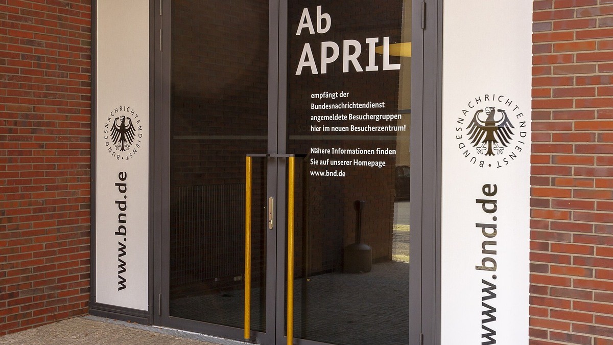 The entrance to the Bundesnachrichtendienst visitor centre in Berlin, Germany's foreign intelligence service. Photo: Olaf Kosinsky, CC BY-SA 3.0 de
