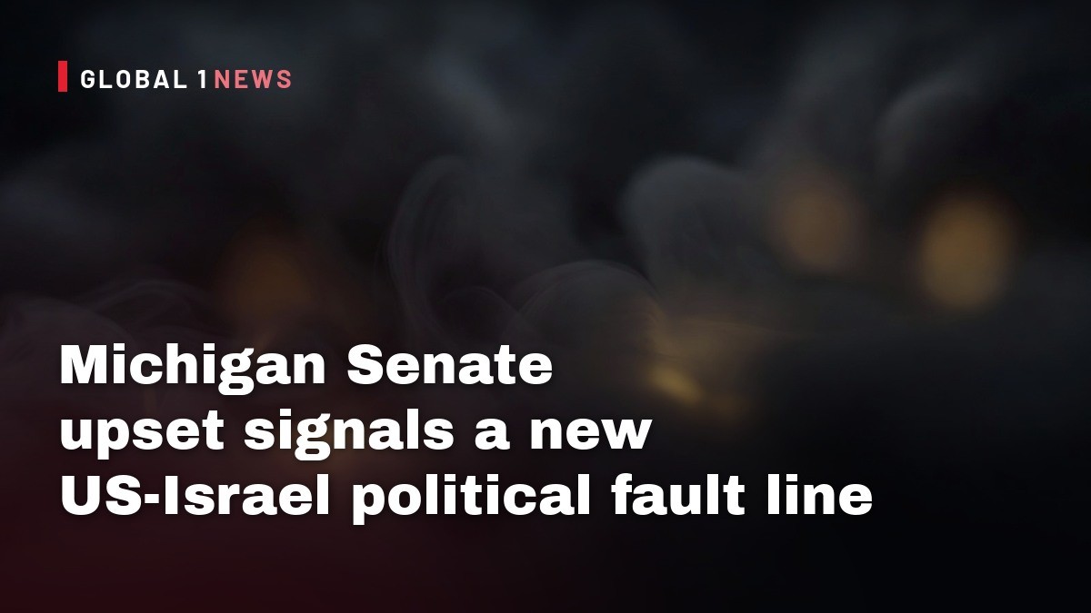 Michigan Senate upset signals a new US‑Israel political fault line