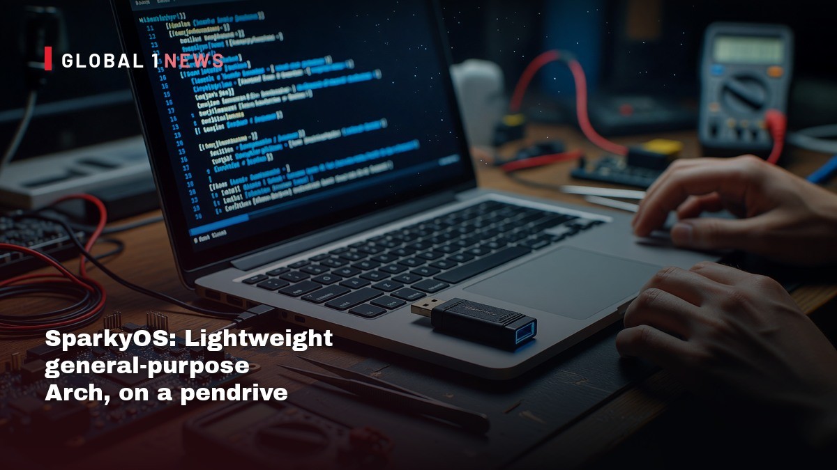 SparkyOS: Lightweight general-purpose Arch, on a pendrive
