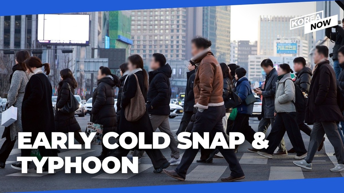 South Korea Issues First Autumn Cold Wave Advisory Amid Approaching Typhoon Champi