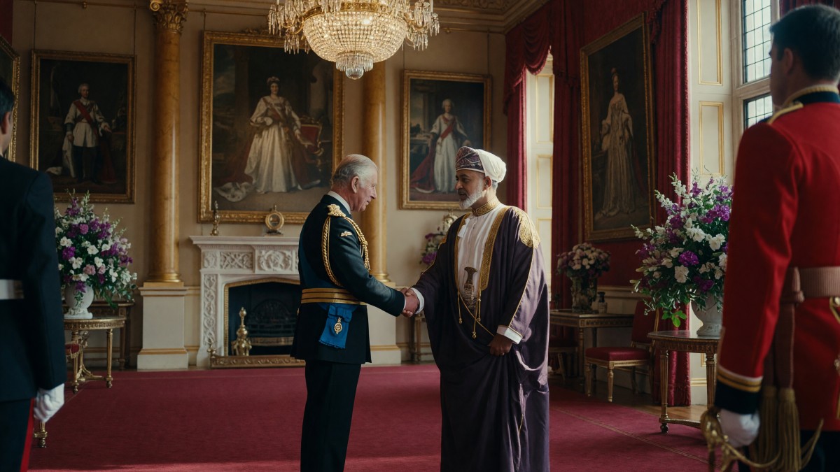 King Charles III Receives Sultan Haitham in Windsor Castle Amid Growing Middle East Tensions