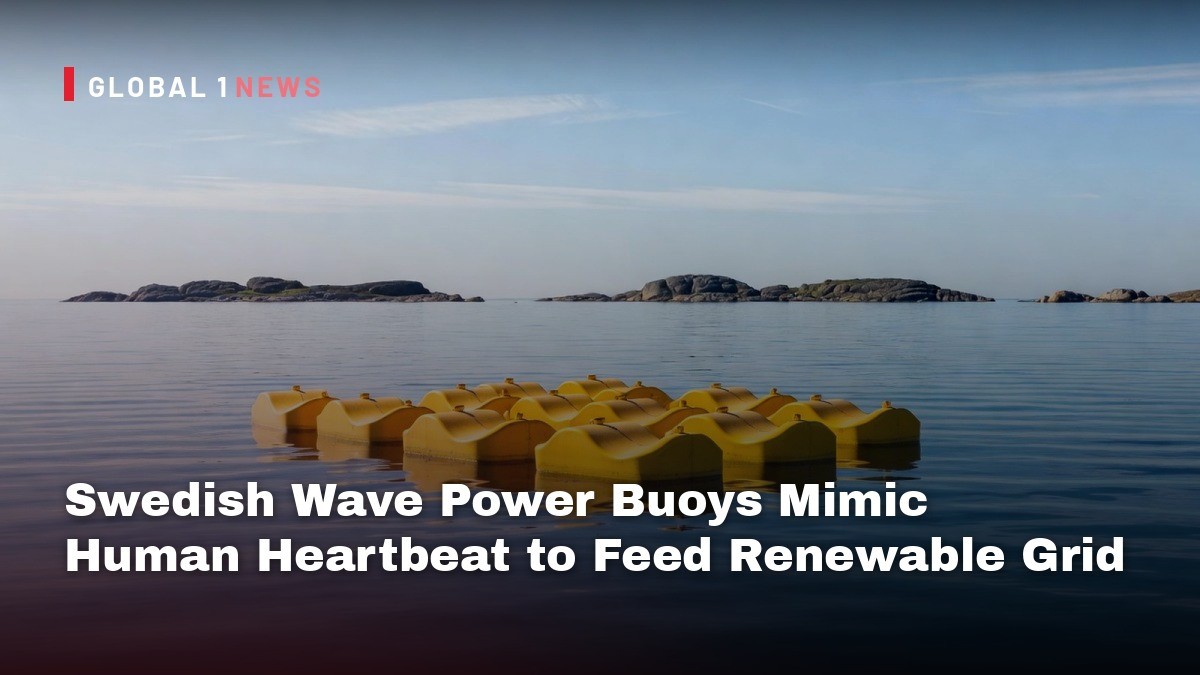 Swedish Wave Power Buoys Mimic Human Heartbeat to Feed Renewable Grid
