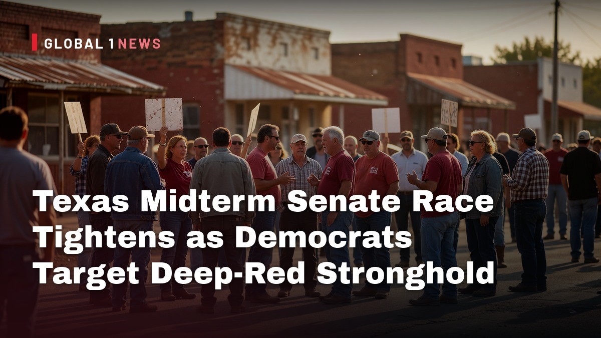Texas Midterm Senate Race Tightens as Democrats Target Deep-Red Stronghold
