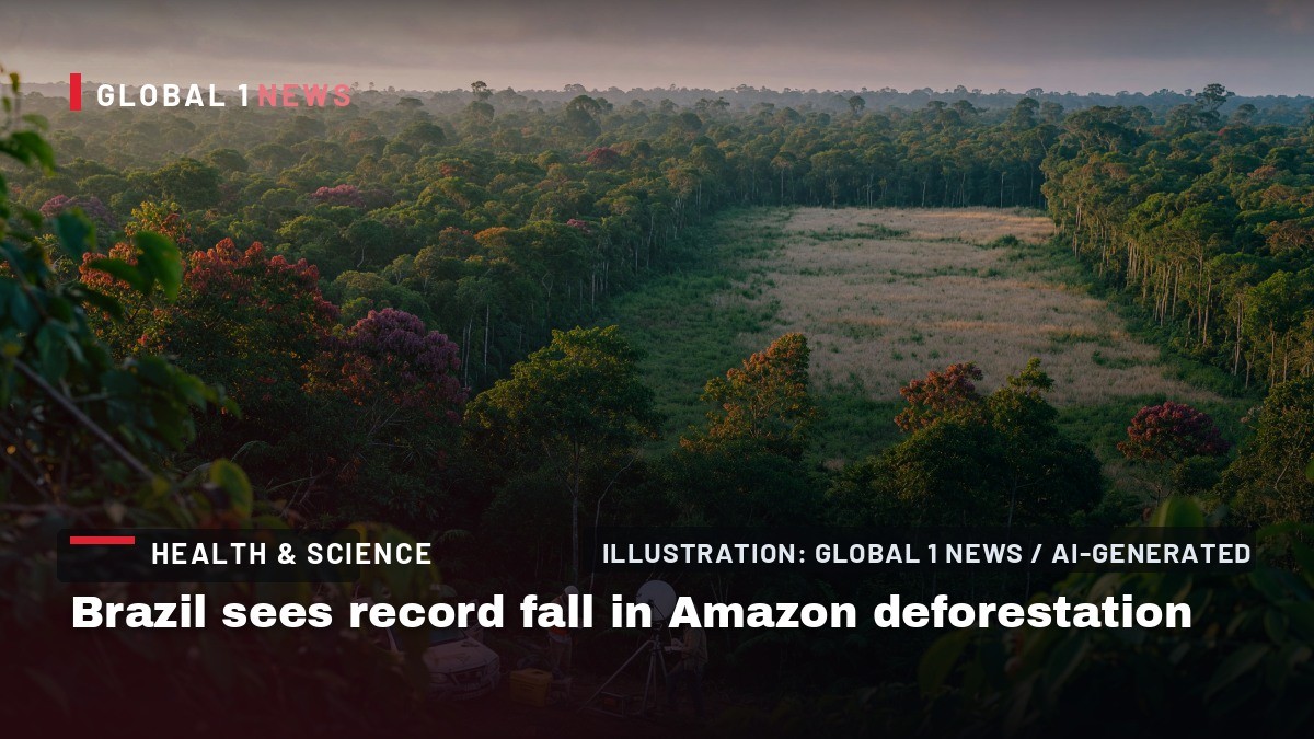 Brazil sees record fall in Amazon deforestation as key election looms