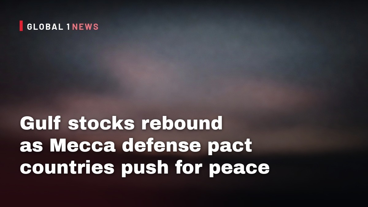 Gulf stocks rebound as Mecca defense pact countries push for peace