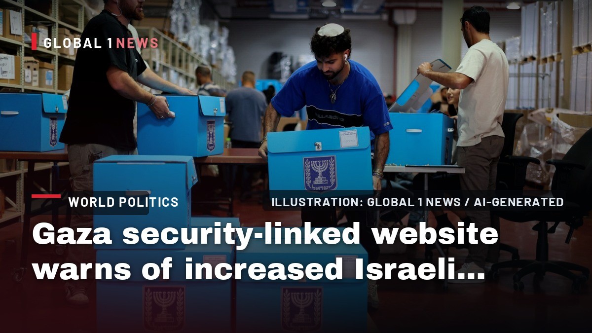 Gaza security-linked website warns of increased Israeli intelligence activity ahead of parliamentary elections