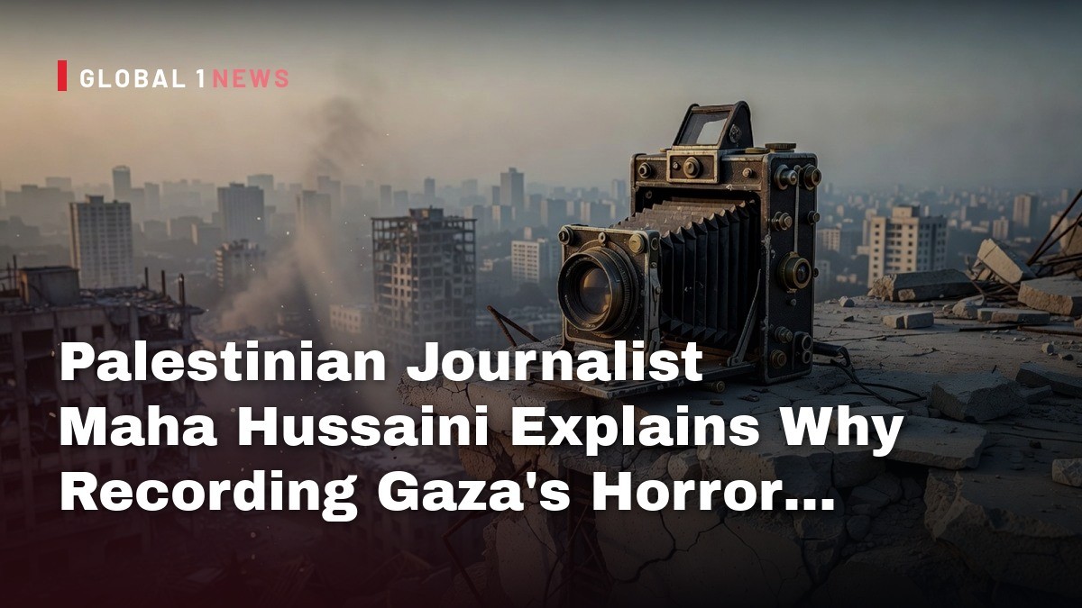 Palestinian Journalist Maha Hussaini Explains Why Recording Gaza’s Horror Is a Human Right
